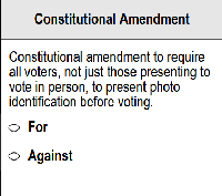 Ballot measure one