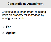 Ballot measure three